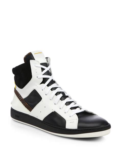 fendi shoes mens cheap|Fendi high top sneakers men's.